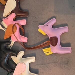 Luxury Lavender Winged Flying Horse Bag Charm